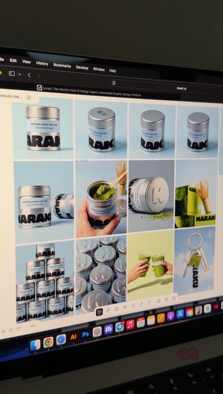 Instagram reel from a Lovart creator campaign