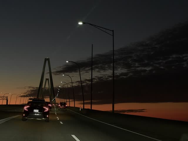 Bridge at dusk