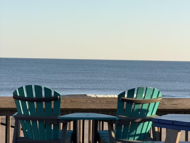 Two chairs, one horizon